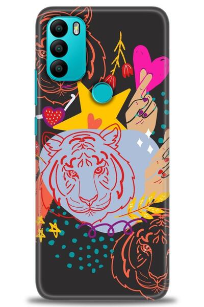 MRCİLETİSİM General Mobile Gm 21 Plus Case Hd Printed Case - Kaplan