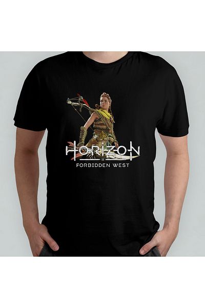 Pixxa Μπλουζάκι Horizon Forbidden West Crew Neck 100% βαμβακερό - Μοντέλο 2