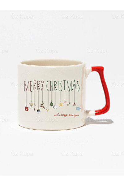 Mio Life New Year Merry Christmas Gift Red Luxury Mug Cup