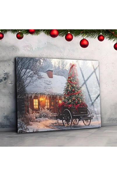 BV DEKOR Χριστουγεννιάτικη διακόσμηση τοίχου, εκτύπωση σε σκληρυμένο γυαλί, γ...