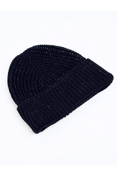 Jimmy Key Navy Blue Soft Textured Beret