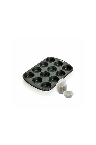 Ambalaj Evi 30X20 mm Muffin Cupcake Paper - 1000 Mini Capsules Chestnut Candy