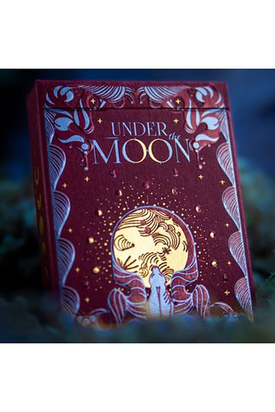 OyuncaklarÜlkesi Cartamundi under the Moon - Pemik Rose Playing Card Collectable Playing Cards