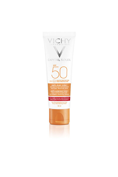Vichy كابيتال سوليل سوين - مضاد للأكسدة مضاد للشيخوخة بمعامل حماية 50 فيشي 50 مل