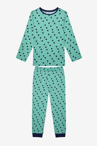 Penti Boy's Steps 2-Piece Multicolor Ijama Set