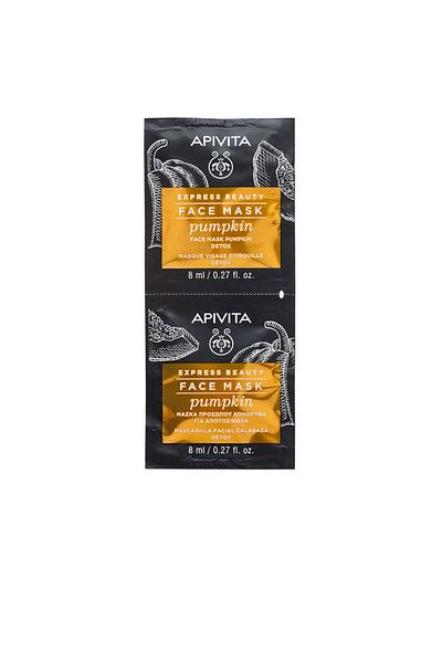 Apivita Express Beauty Mascarilla Facial Detox Con Calabaza 2 X Apivita 8 ml
