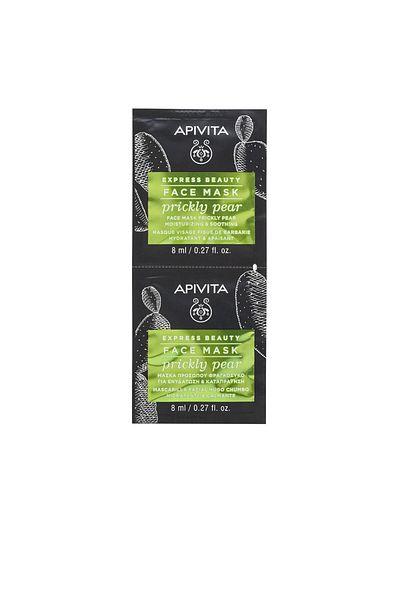 Apivita Express Beauty Mascarilla Facial Hidratante Y Calmante Con Higo Chumbo 2 X Apivita 8 ml