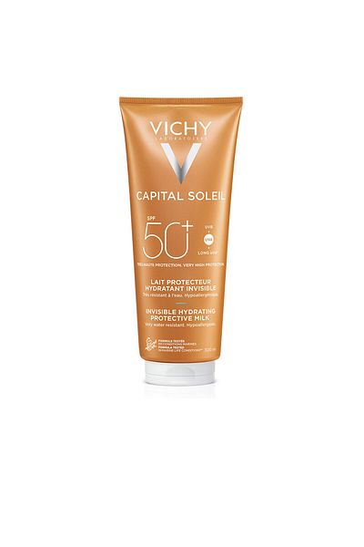 Vichy Capital Soleil SPF 50 – 300 ml sehr hohe Schutzmilch für Gesicht und Körper