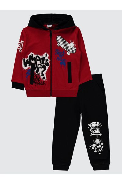 Bizizo Red Boy Tracksuit Set 2-5 Years
