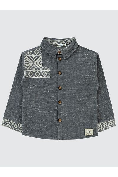 Civil Boys 6-9 Years Boy's Anthracite Shirt