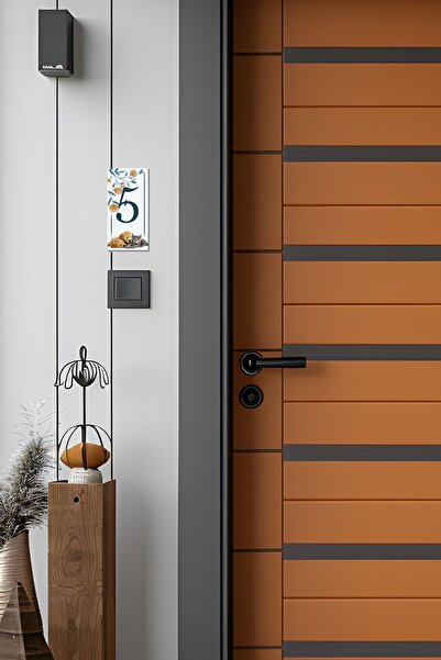 MODA CERO Cute Cat Dog Ceramic Door Number No:5