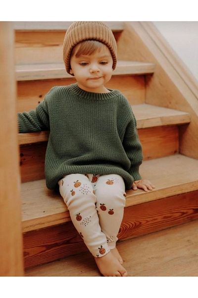 Nimini Kids Унисекс пуловер за бебета и деца с изключително гъвкаво деколте (0-5 години)