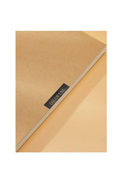 Art & Art A5 80 Yp Kraft Covered 180 Degree Elastic Sketchbook