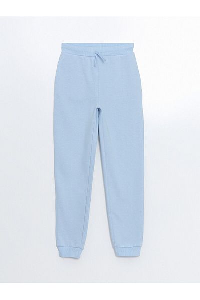 LC Waikiki Pantaloni de sport Jogger groși pentru fete - cu talie elastică W40096Z4