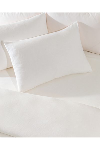 Madame Coco Perineal Ecru Double Jacquard Duvet Cover Set