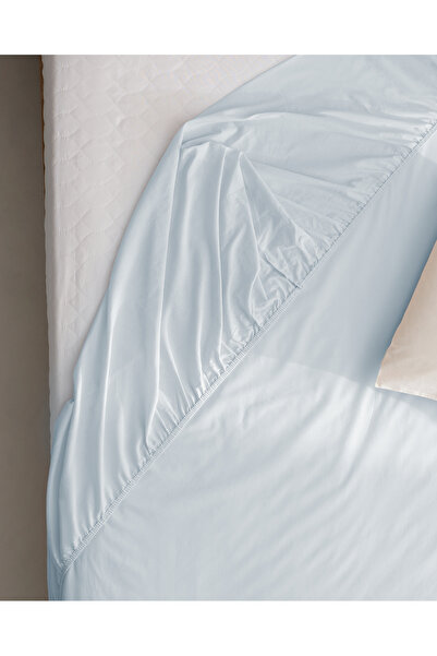 Madame Coco Manon Double - 100% Cotton Ranforce Blue Bed Sheet