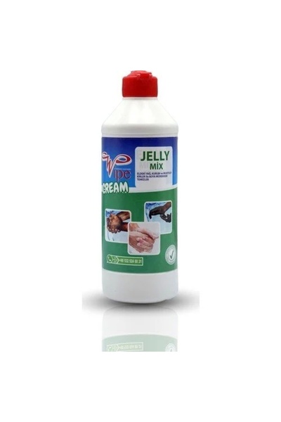 Wipe Kimya كريم تنظيف اليد بالجسيمات من مزيج جيلي بالمسح 500 غرام