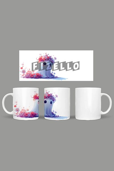 Fizello Cute Ghots - Cute Ghots Themed Mug