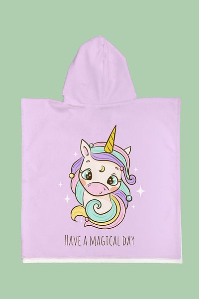 Evdek Πετσέτα παραλίας Magical Unicorn Poncho