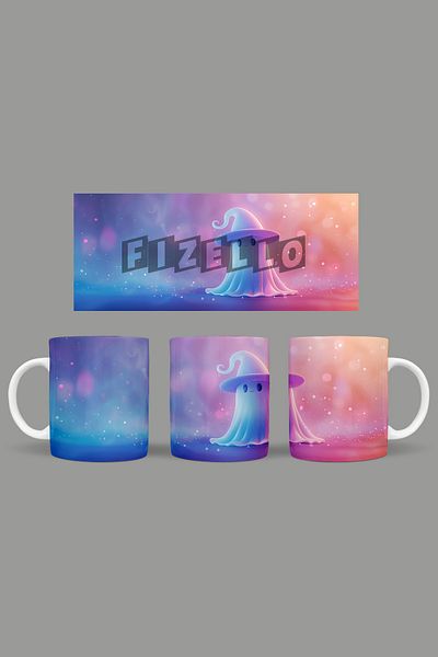 Fizello Cute Ghots - Cute Ghots Themed Mug