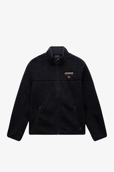 Napapijri T-Tiny Fz Men's Black Fleece Np0A4Ia90411
