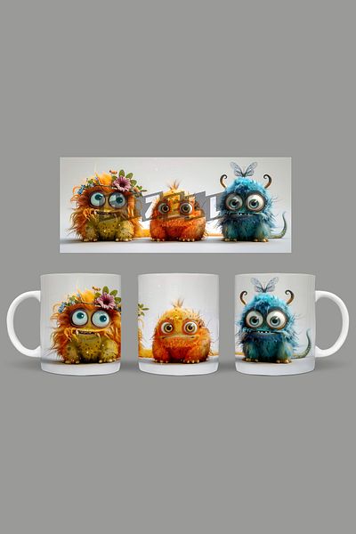 Fizello Cute Baby Monsters - Cute Baby Monsters Mug