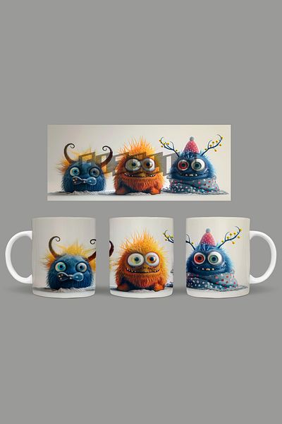 Fizello Cute Baby Monsters - Cute Baby Monsters Mug