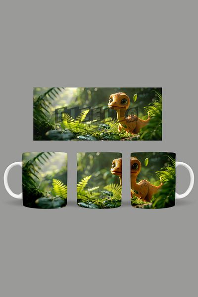Fizello Cute Dinosaurs - Cute Dinosaur Themed Mug