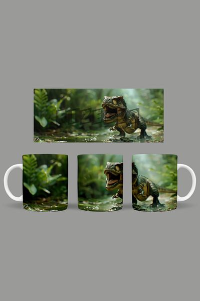 Fizello Cute Dinosaurs - Cute Dinosaur Themed Mug