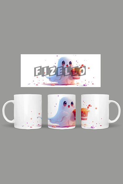 Fizello Cute Ghots - Cute Ghots Themed Mug