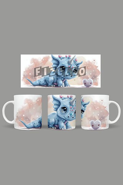 Fizello Cute Dinosaurs - Cute Dinosaur Themed Mug
