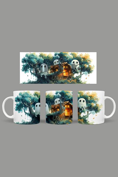 Fizello Cute Ghots - Cute Ghots Themed Mug