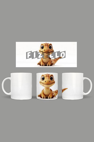 Fizello Cute Dinosaurs - Cute Dinosaur Themed Mug
