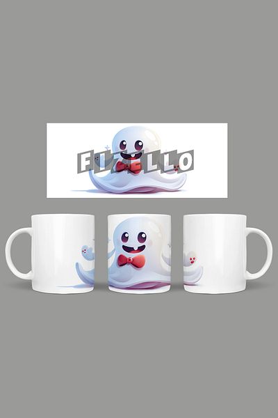 Fizello Cute Ghots - Cute Ghots Themed Mug