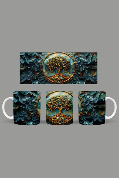 Fizello Mandala Themed Mug