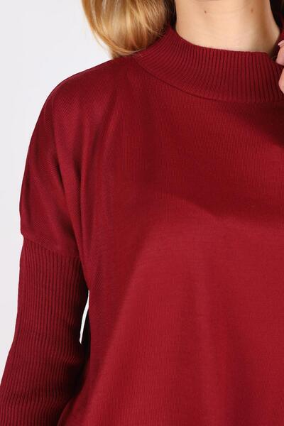 Rays Burgundy Turtleneck Tunic 5315