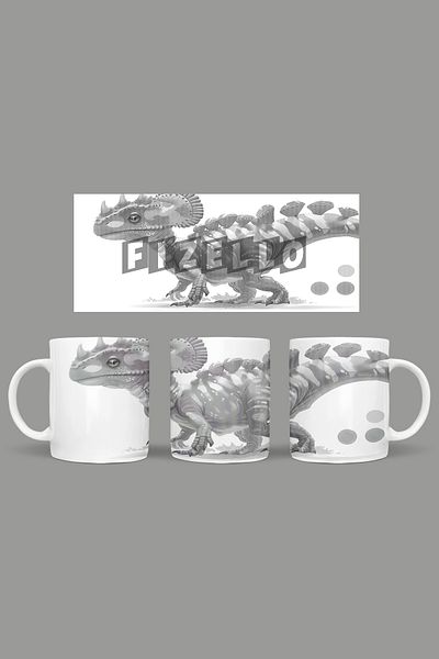 Fizello Cute Dinosaurs - Cute Dinosaur Themed Mug