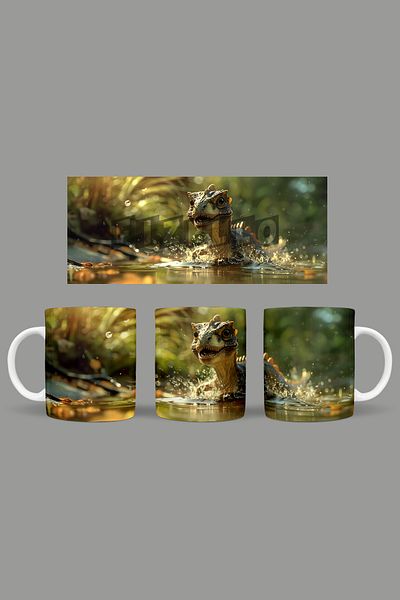 Fizello Cute Dinosaurs - Cute Dinosaur Themed Mug