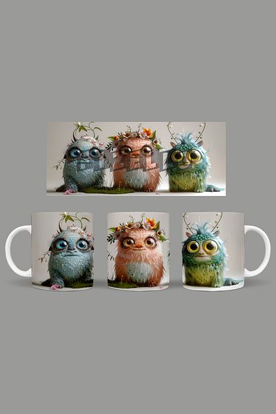Fizello Cute Baby Monsters - Cute Baby Monsters Mug
