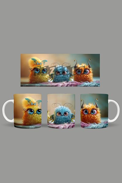 Fizello Cute Baby Monsters - Cute Baby Monsters Mug