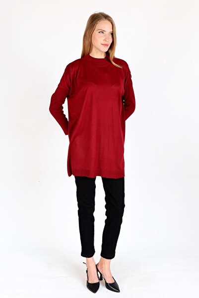 Rays Burgundy Turtleneck Tunic 5315