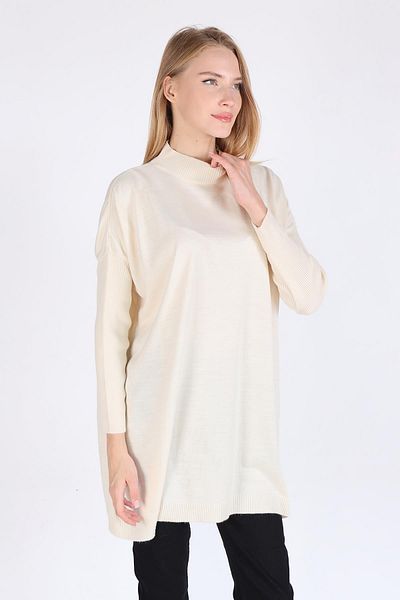 Rays Ecru Turtleneck Tunic 5315