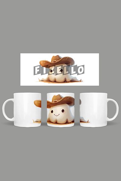 Fizello Cute Ghots - Cute Ghots Themed Mug