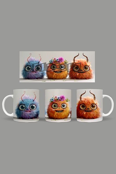 Fizello Cute Baby Monsters - Cute Baby Monsters Mug