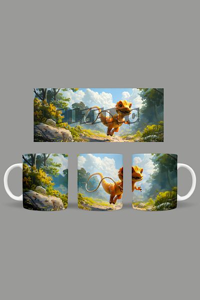 Fizello Cute Dinosaurs - Cute Dinosaur Themed Mug