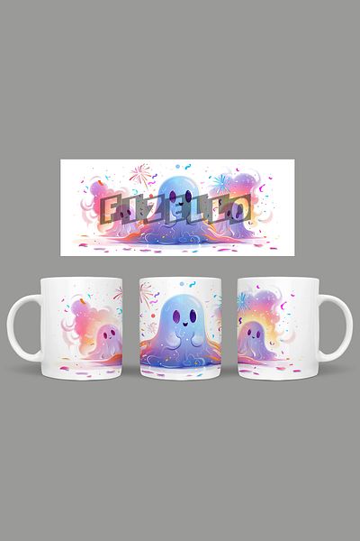 Fizello Cute Ghots - Cute Ghots Themed Mug