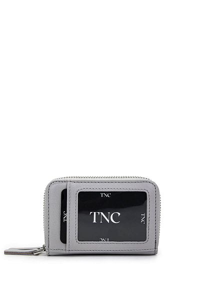 Tamer Tanca Portofel unisex din piele naturală gri
