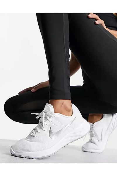 Nike Revolution 6 Running and Walking Shoes - White