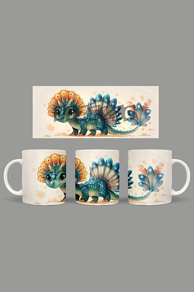 Fizello Cute Dinosaurs - Cute Dinosaur Themed Mug