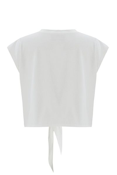Exquise Tricou tricotat cu detaliu de legare